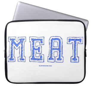 Housse Pour Ordinateur Portable la crudité de la viande de SlipperyJoe dureté inég