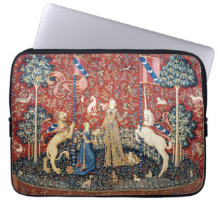 Housse Pour Ordinateur Portable La Dame et la licorne, Goûtez