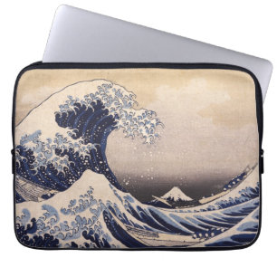 Housse Pour Ordinateur Portable La Grande Vague au large de Kanagawa par Hokusai