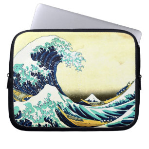 Housse Pour Ordinateur Portable La Grande Vague de Katsushika Hokusai (葛 飾 斎 北