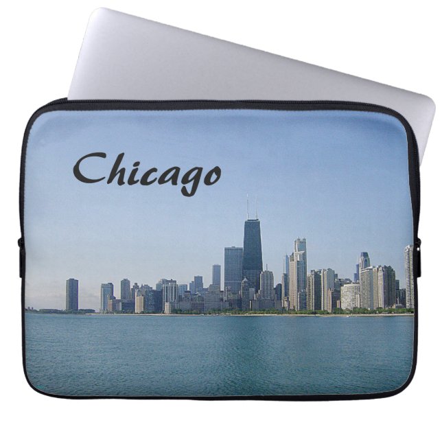 Housse Pour Ordinateur Portable La ligne aérienne de Chicago (Devant)