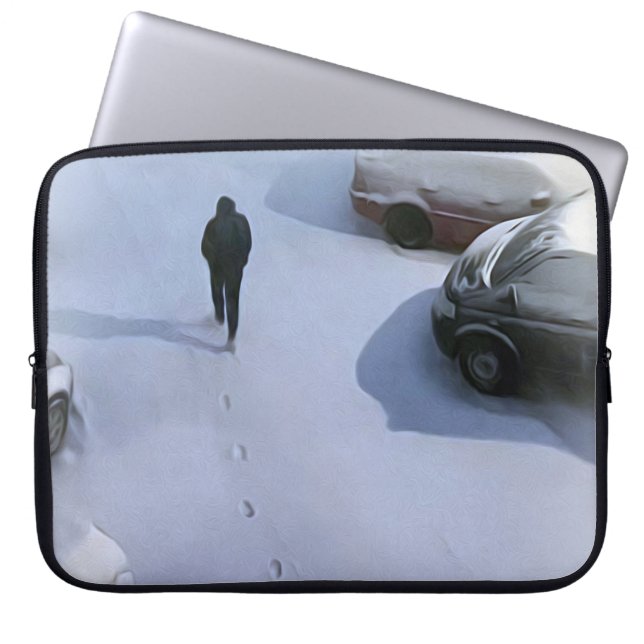 Housse Pour Ordinateur Portable La nouvelle neige (Devant)