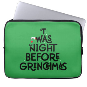 Housse Pour Ordinateur Portable La Nuit avant Grinchmas