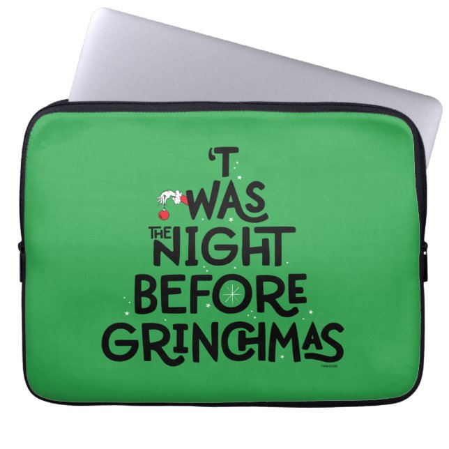 Housse Pour Ordinateur Portable La Nuit avant Grinchmas (Devant)