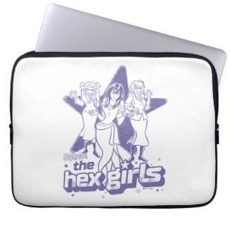 Housse Pour Ordinateur Portable La puissance étoilée des filles hexagonales