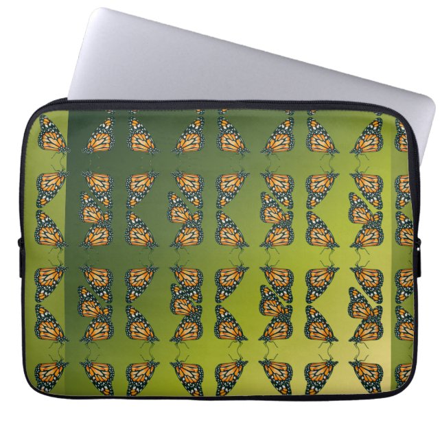 Housse Pour Ordinateur Portable La puissante tablette iPad papillon monarque (Devant)