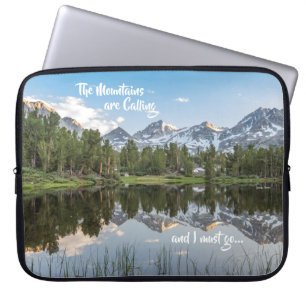 Housse Pour Ordinateur Portable La sierra orientale montagnes appellent