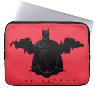 Housse Pour Ordinateur Portable La silhouette de Batman Gotham