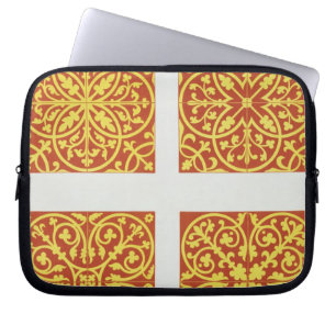Housse Pour Ordinateur Portable La tuile du 13ème siècle conçoit, illustration 
