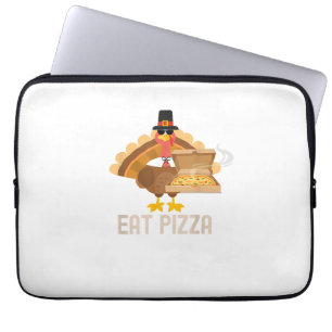 Housse Pour Ordinateur Portable La Turquie Mange Pizza Chemise Adulte Vegan Enfant