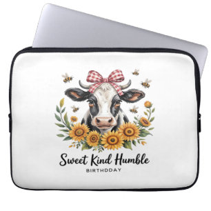 Housse Pour Ordinateur Portable La vache à fraise Joyfull aime le T-Shi classique