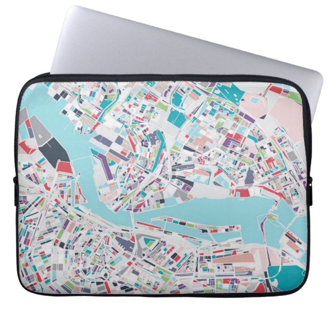 Housse Pour Ordinateur Portable La ville d'Amsterdam (Devant)