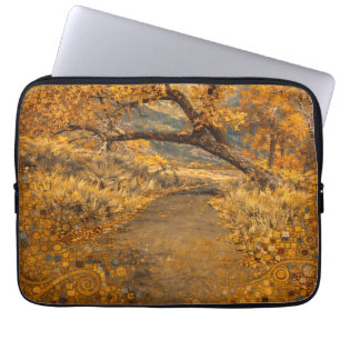 Housse Pour Ordinateur Portable La voie dorée inspirée de Klimt