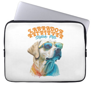 Housse Pour Ordinateur Portable Labrador Retriever Stylish Animaux