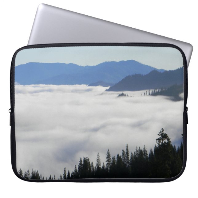 Housse Pour Ordinateur Portable Lac de brouillard.... (Devant)