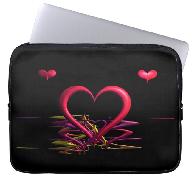 Housse Pour Ordinateur Portable L'amour dans l'obscurité (Devant)