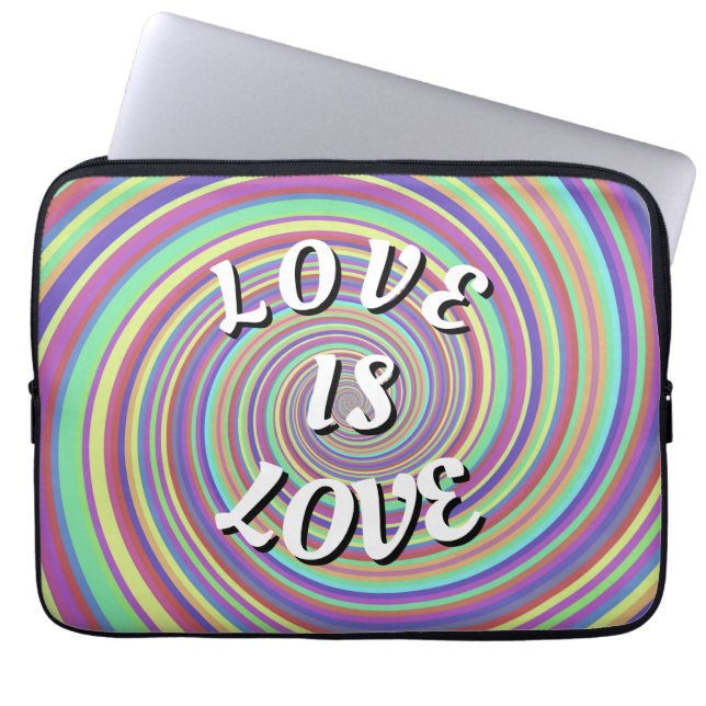 Housse Pour Ordinateur Portable L'amour est l'amour de la fierté (Devant)