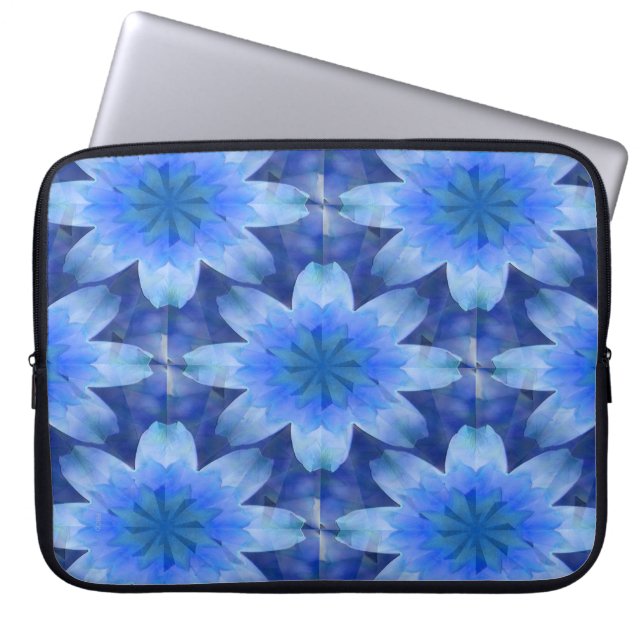 Housse Pour Ordinateur Portable L'amour flottant en bleu..... (Devant)