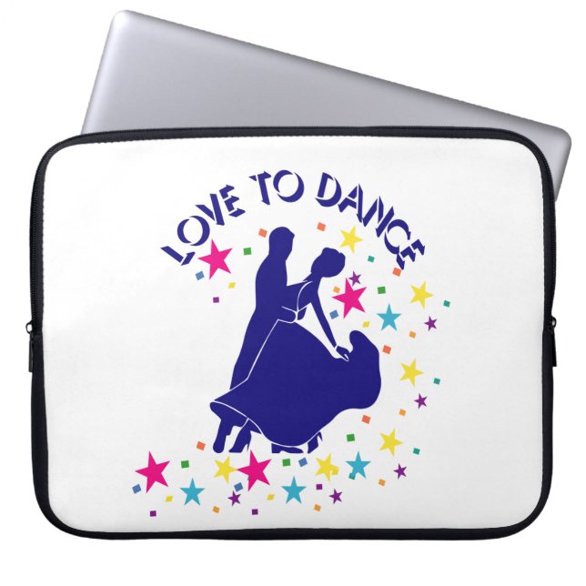 Housse Pour Ordinateur Portable L'amour pour la danse (Devant)
