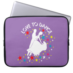 Housse Pour Ordinateur Portable L'amour pour la danse