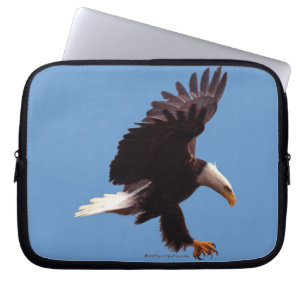 Housse Pour Ordinateur Portable Landing Bald Eagle Faune Photo Art