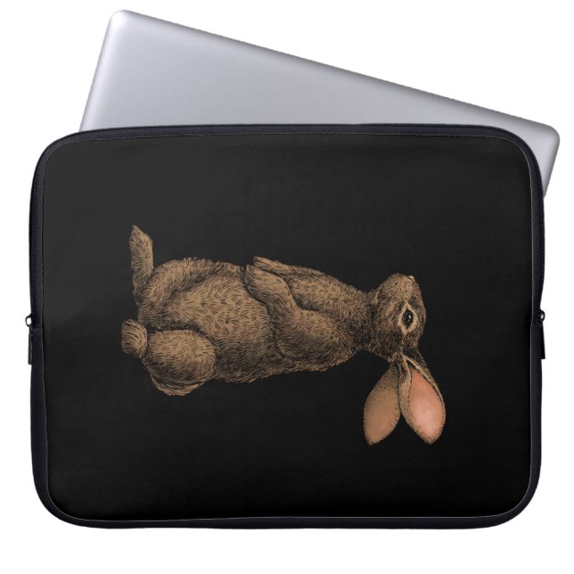 Housse Pour Ordinateur Portable Lapin (Devant)
