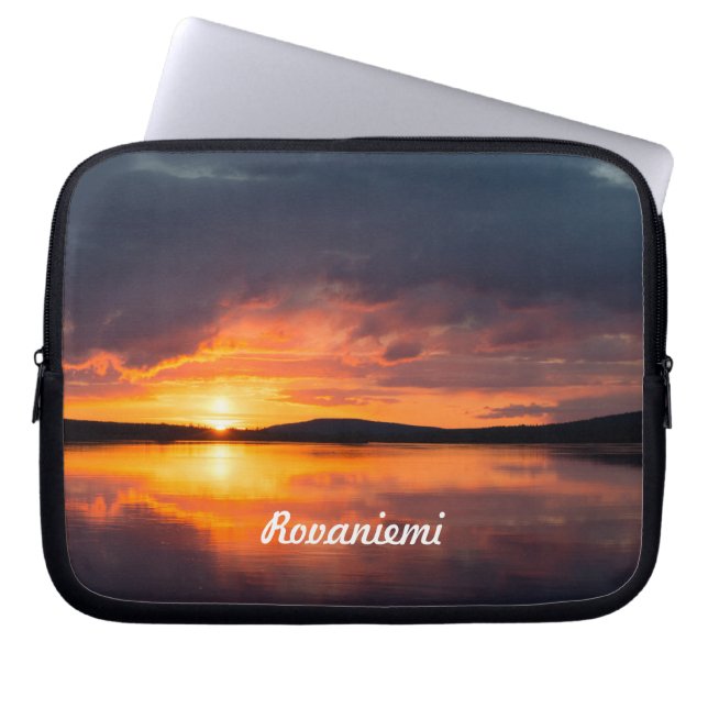 Housse Pour Ordinateur Portable Lapland sunset (Devant)