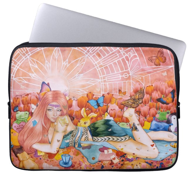 Housse Pour Ordinateur Portable L'après-midi (Devant)