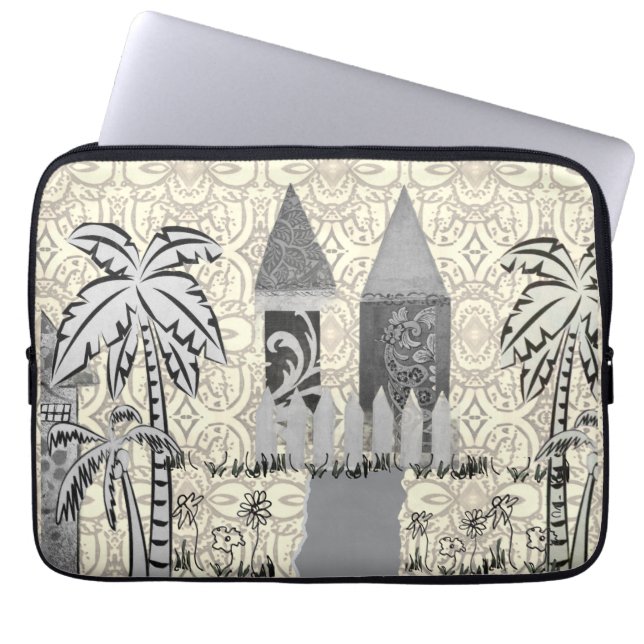 Housse Pour Ordinateur Portable Laptop Cover - Garden Towers-2  (Devant)