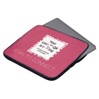 Housse Pour Ordinateur Portable Laptopschutzhülle - RED - QR - Collection GLAM