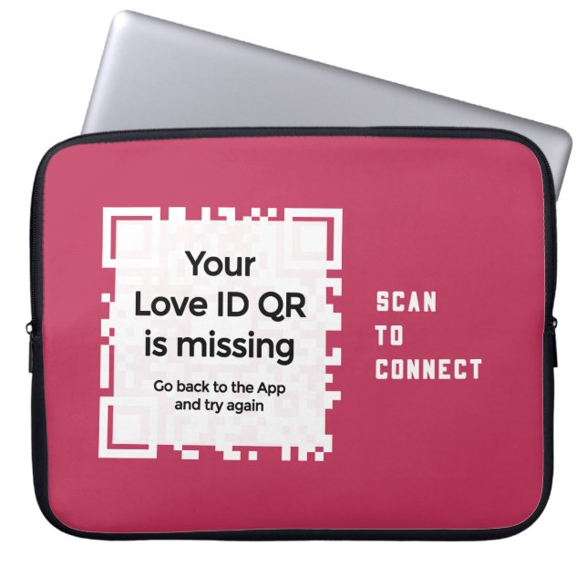 Housse Pour Ordinateur Portable Laptopschutzhülle - RED - QR - PURE Collection (Devant)