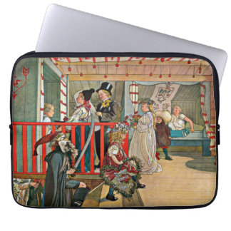 Housse Pour Ordinateur Portable L'art de Carl Larsson : Une journée de célébration