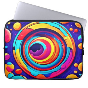 Housse Pour Ordinateur Portable L'art du vortex cosmique coloré de Nebula