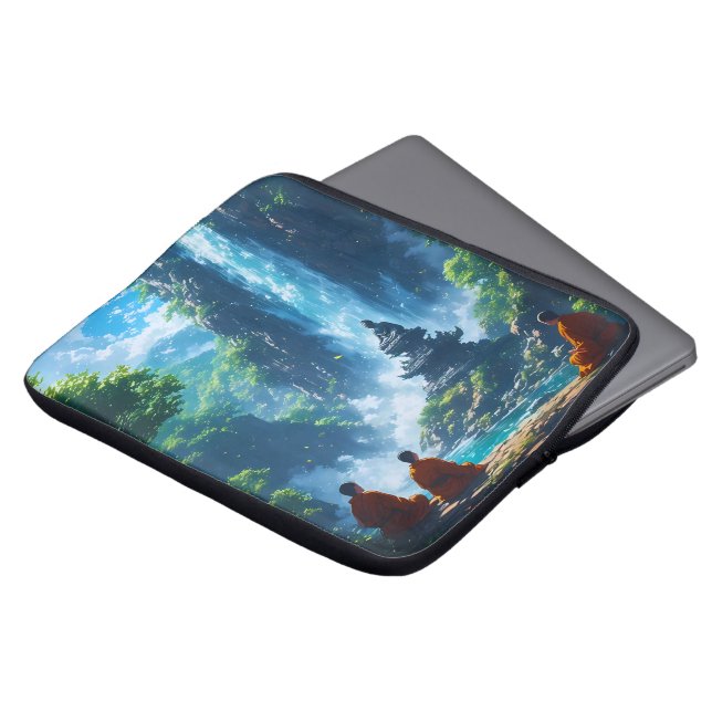 Housse Pour Ordinateur Portable L'Ascension Tranquille des Moines (Devant haut)