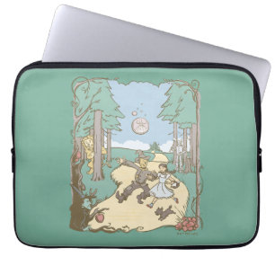 Housse Pour Ordinateur Portable L'Assistant D'Oz™ Storbook Yellow Brick Road