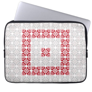 Housse Pour Ordinateur Portable Latvian Morning SUN geometric pattern I