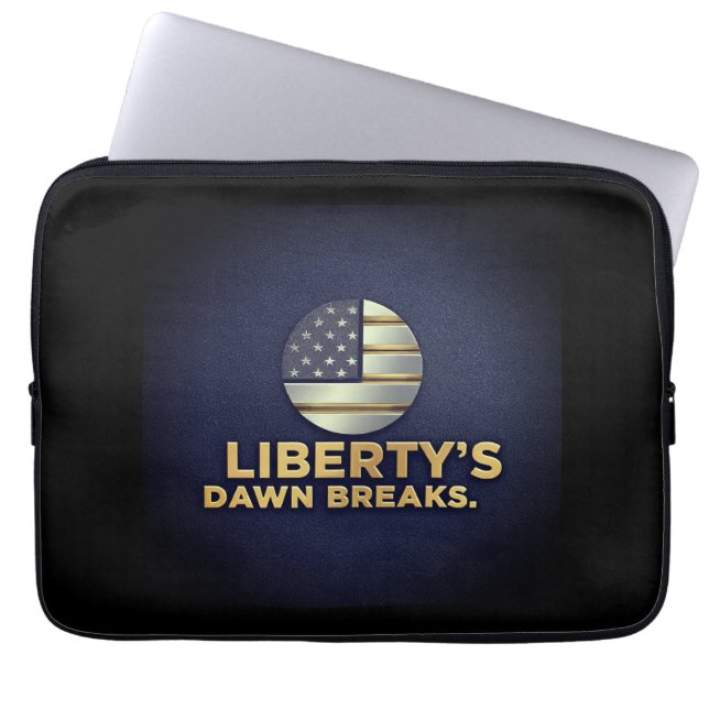 Housse Pour Ordinateur Portable L'aube de la liberté tombe (Devant)