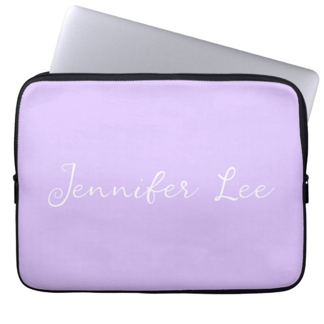 Housse Pour Ordinateur Portable Lavande personnalisée (Devant)