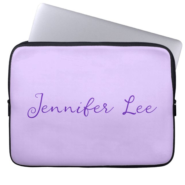 Housse Pour Ordinateur Portable Lavande personnalisée (Devant)