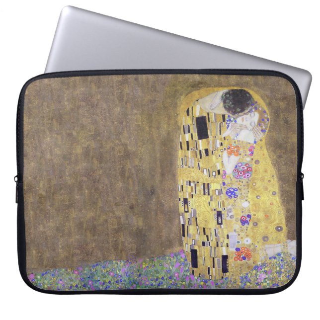Housse Pour Ordinateur Portable Le baiser par Gustav Klimt 1 (Devant)