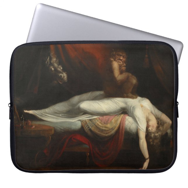 Housse Pour Ordinateur Portable Le cauchemar (par Henry Fuseli) (Devant)