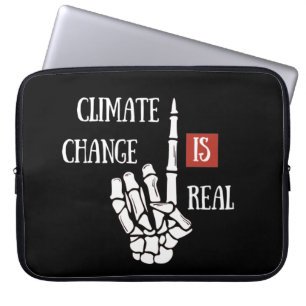 Housse Pour Ordinateur Portable Le changement climatique est une réelle conscience