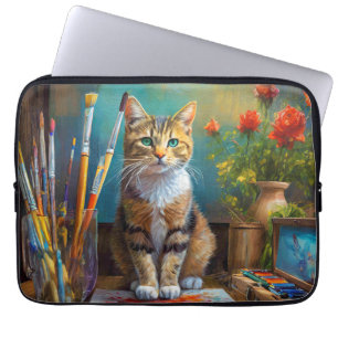 Housse Pour Ordinateur Portable Le Chat Artistique
