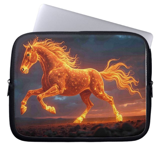 Housse Pour Ordinateur Portable Le Cheval de feu (Devant)