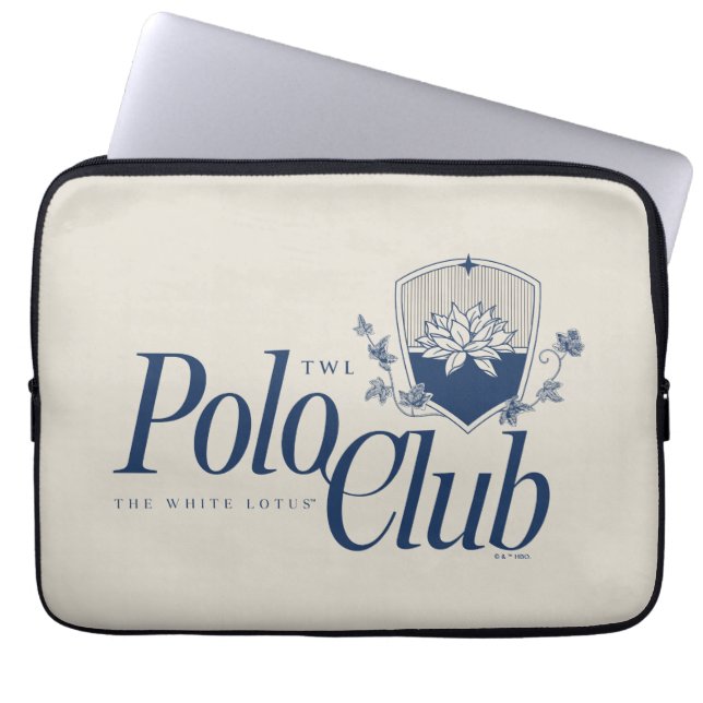 Housse Pour Ordinateur Portable Le Club White Lotus Polo (Devant)