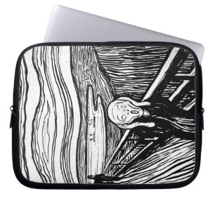 Housse Pour Ordinateur Portable Le cri perçant par Edvard Munch