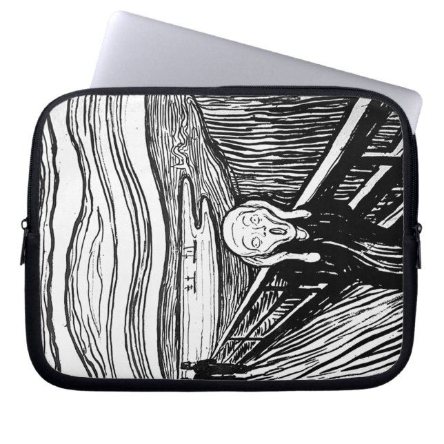 Housse Pour Ordinateur Portable Le cri perçant par Edvard Munch (Devant)