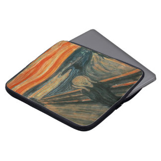 Housse Pour Ordinateur Portable Le cri perçant par la peinture de ~ d'Edvard Munch