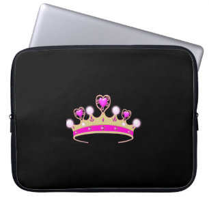 Housse Pour Ordinateur Portable Le diadème mignon badine la douille d'ordinateur