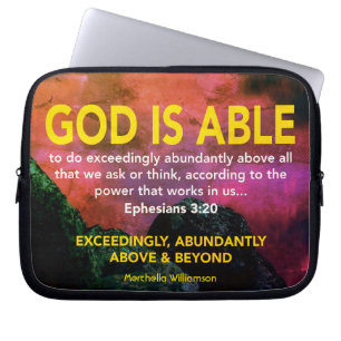 HOUSSE POUR ORDINATEUR PORTABLE LE DIEU PERSONNALISÉ EST CAPABLE DE CHÉRIEN